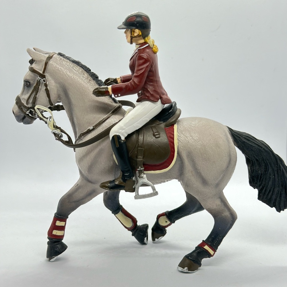 Papo 51563 Competition Horse with Riding Girl Figure - Picture 1 of 15